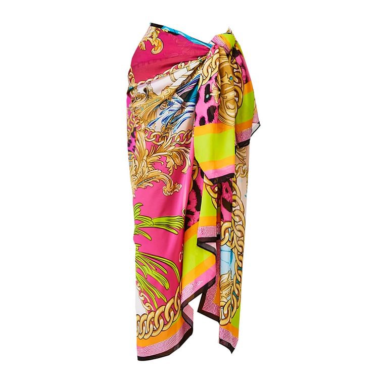 Print Colorblock One-Piece Swimsuit