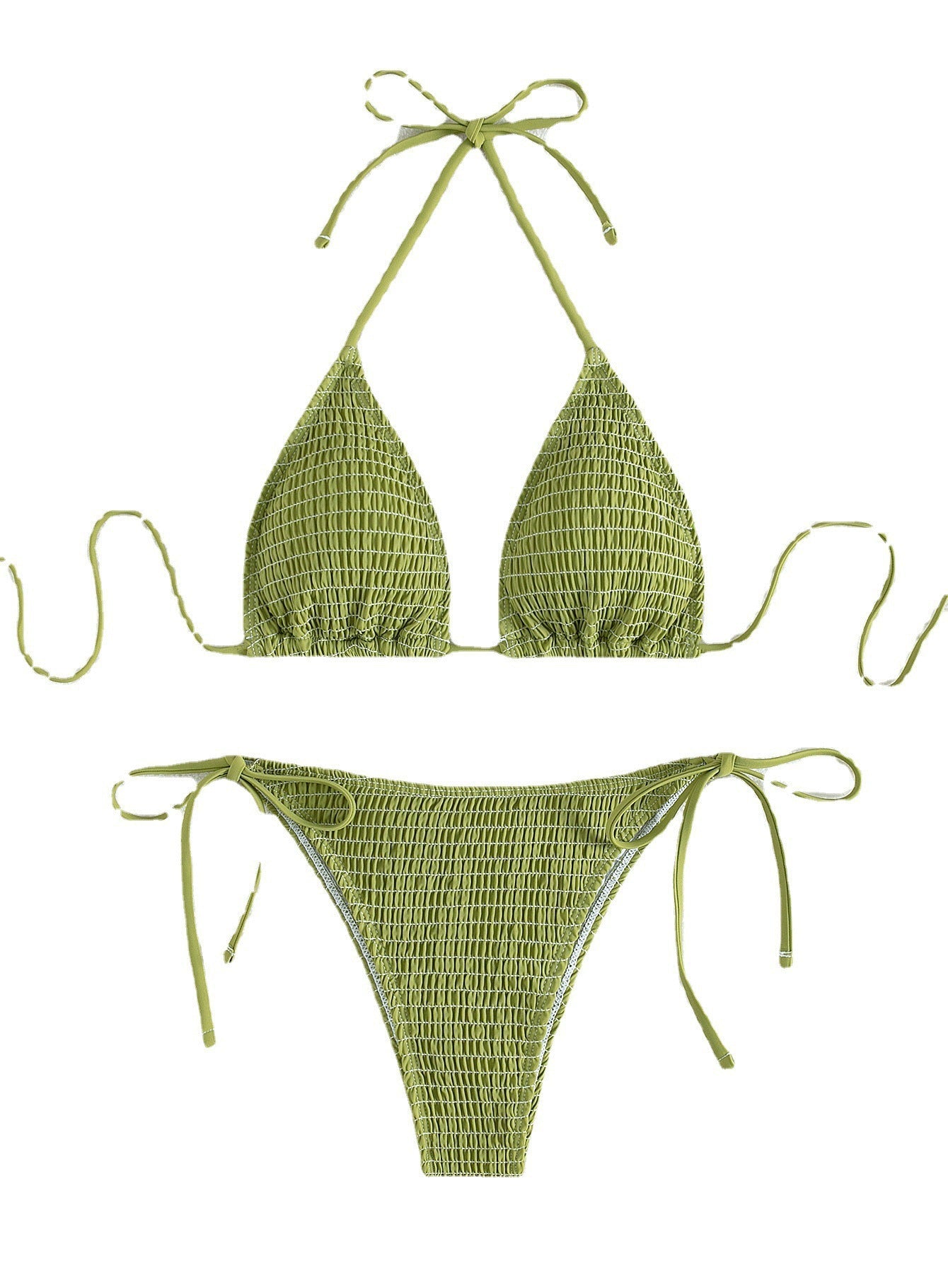 Solid Bikini Set