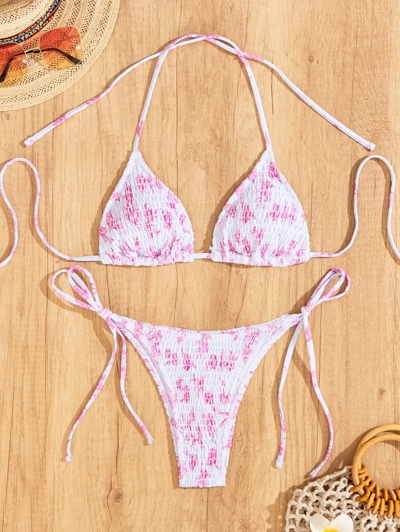 Print One-Piece Swimsuit