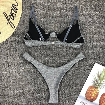 Shiny Bikini Set