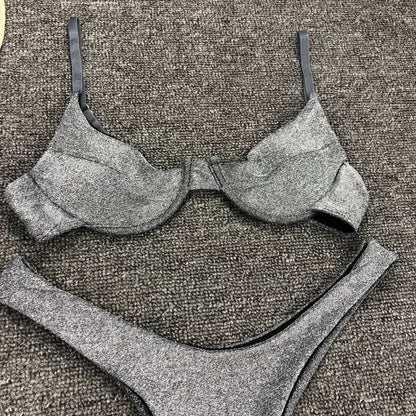 Shiny Bikini Set