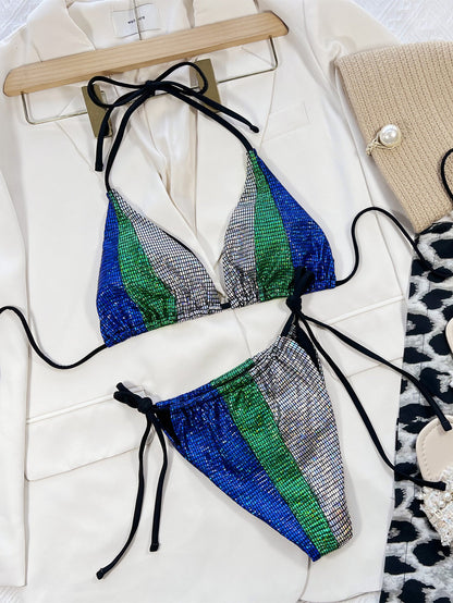 Solid Bikini Set