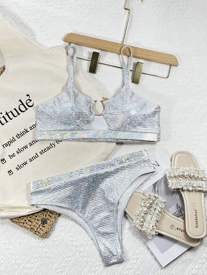 Solid Bikini Set