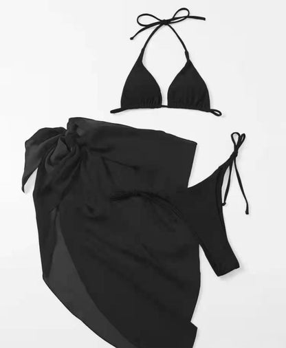 Solid Bikini Set