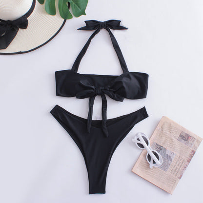 Slit One-Piece Swimsuit