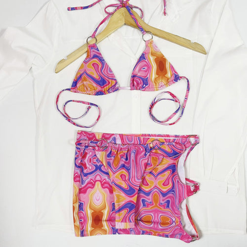 Print One-Piece Swimsuit