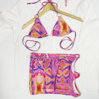 Print One-Piece Swimsuit