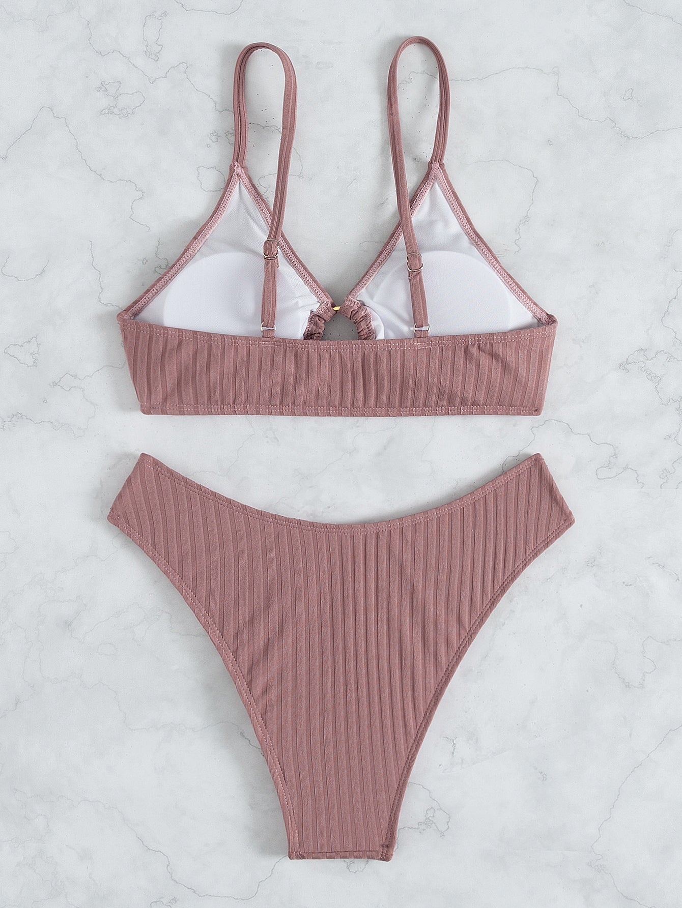Solid Bikini Set