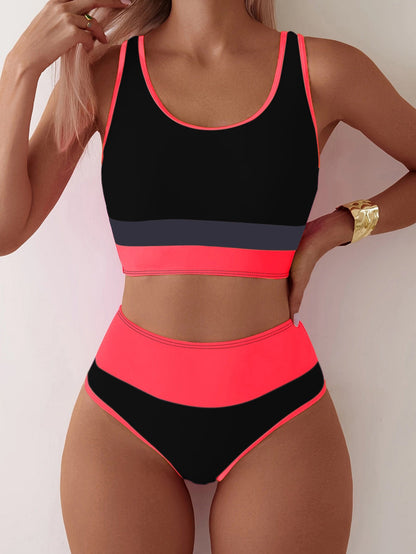 Sports Two-Piece One-Piece Swimsuit