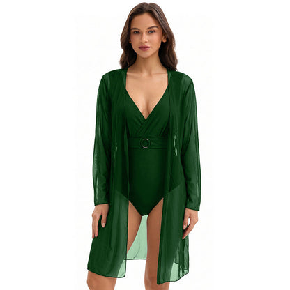 Triangle One-Piece Swimsuit