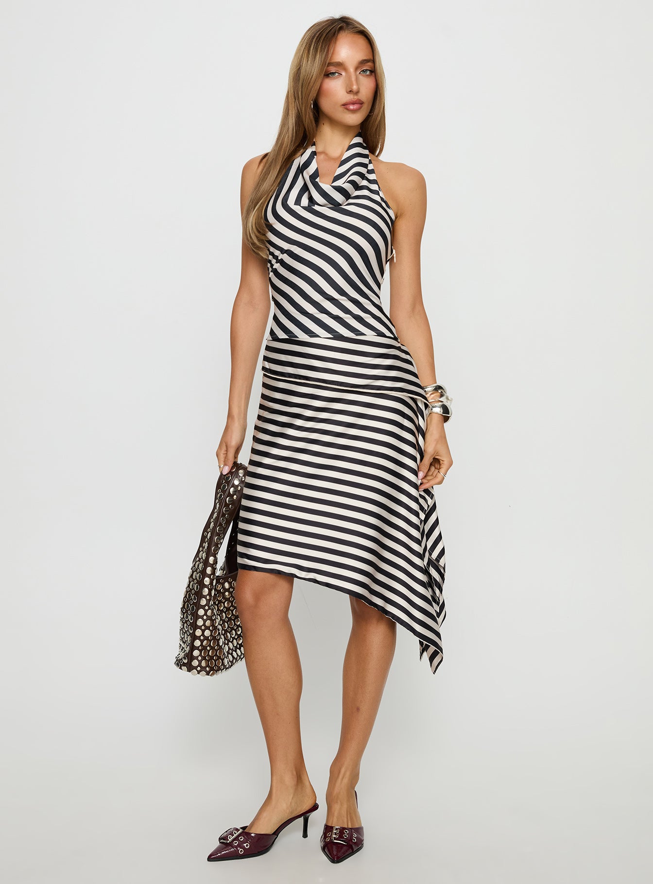 Heritage Halter Top Cream Stripe