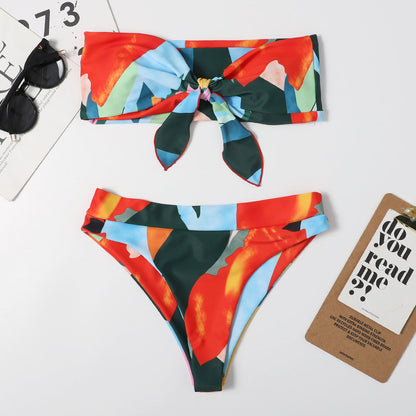 Reversible Print Bikini Set