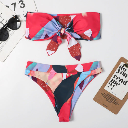 Reversible Print Bikini Set