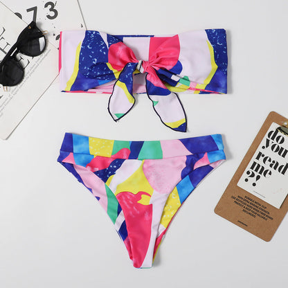 Reversible Print Bikini Set