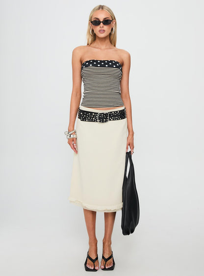 Virenna Strapless Top Multi