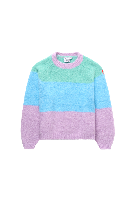 Multicolour Pastel Fluffy Knit Jumper