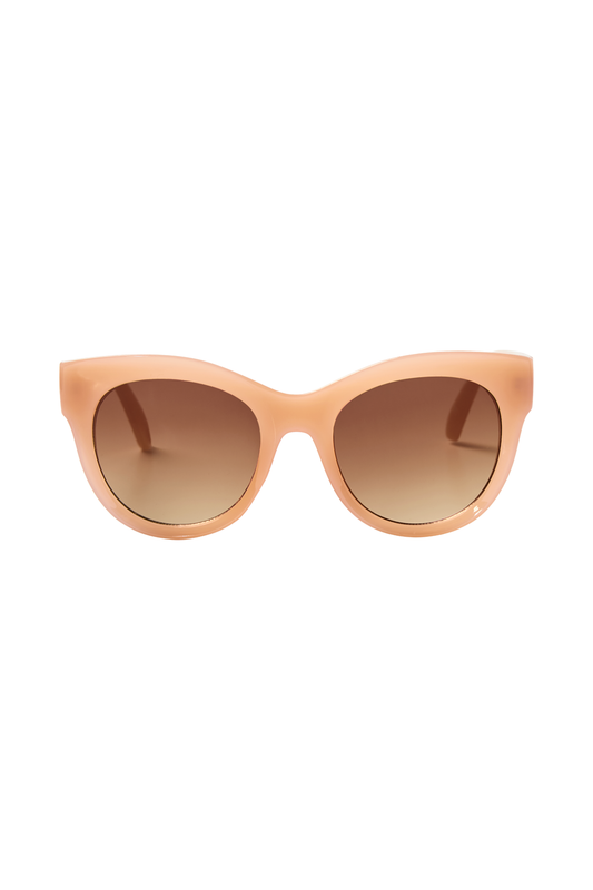 Amelie Peach Cats Eye Sunglasses