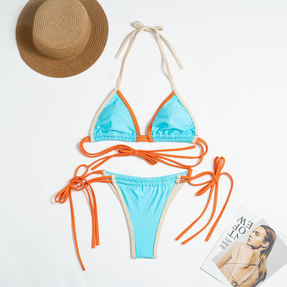 Solid Bikini Set