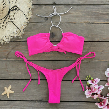 Solid One-Piece Swimsuit