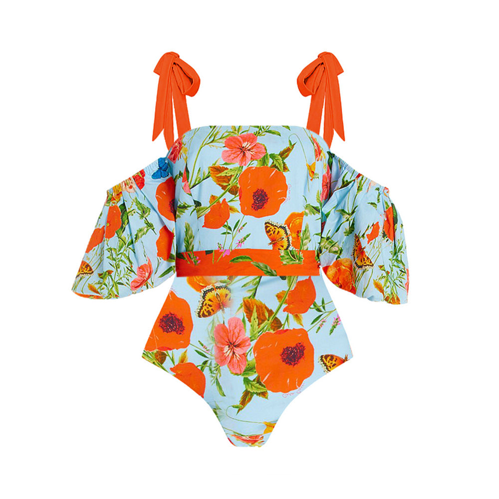 Slit Beach Bikini Set