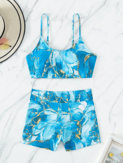 Tie-Dye Bikini Set