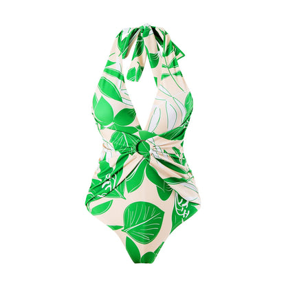 Slim Retro One-Piece Swimsuit