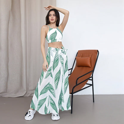 Triple Slit One-Piece Swimsuit