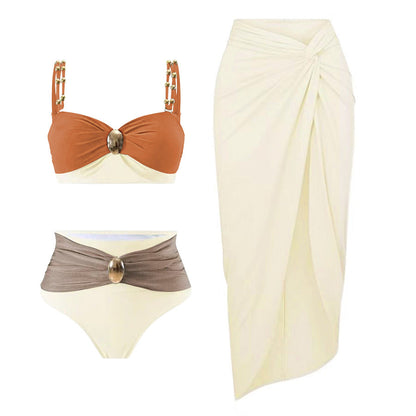 Three-Way One-Piece Swimsuit