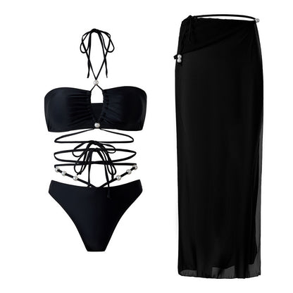 Solid Bikini Set