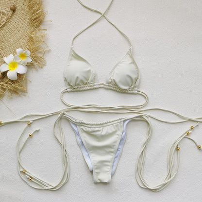 Solid Bikini Set