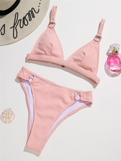 Solid Bikini Set