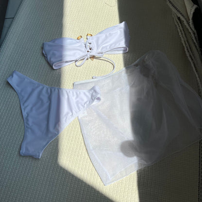Solid Bikini Set