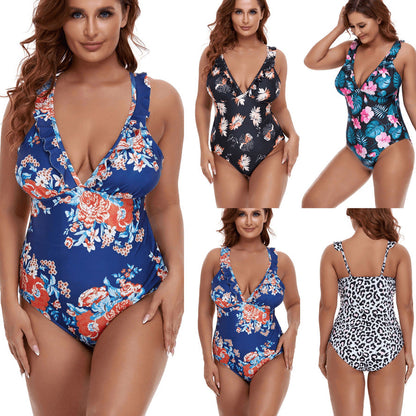 Plus Size One-Piece Swimsuit