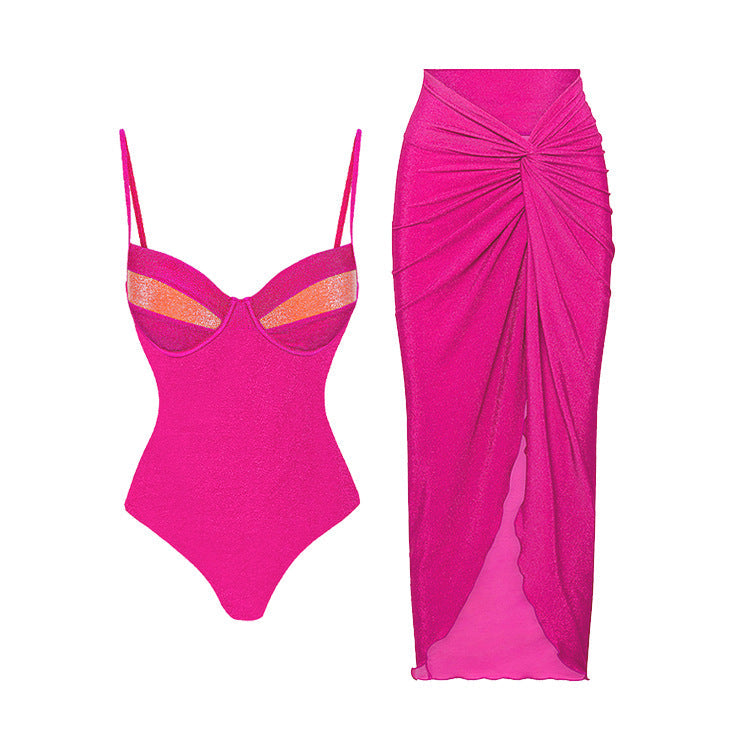 Slim Jumpsuit One-Piece Swimsuit