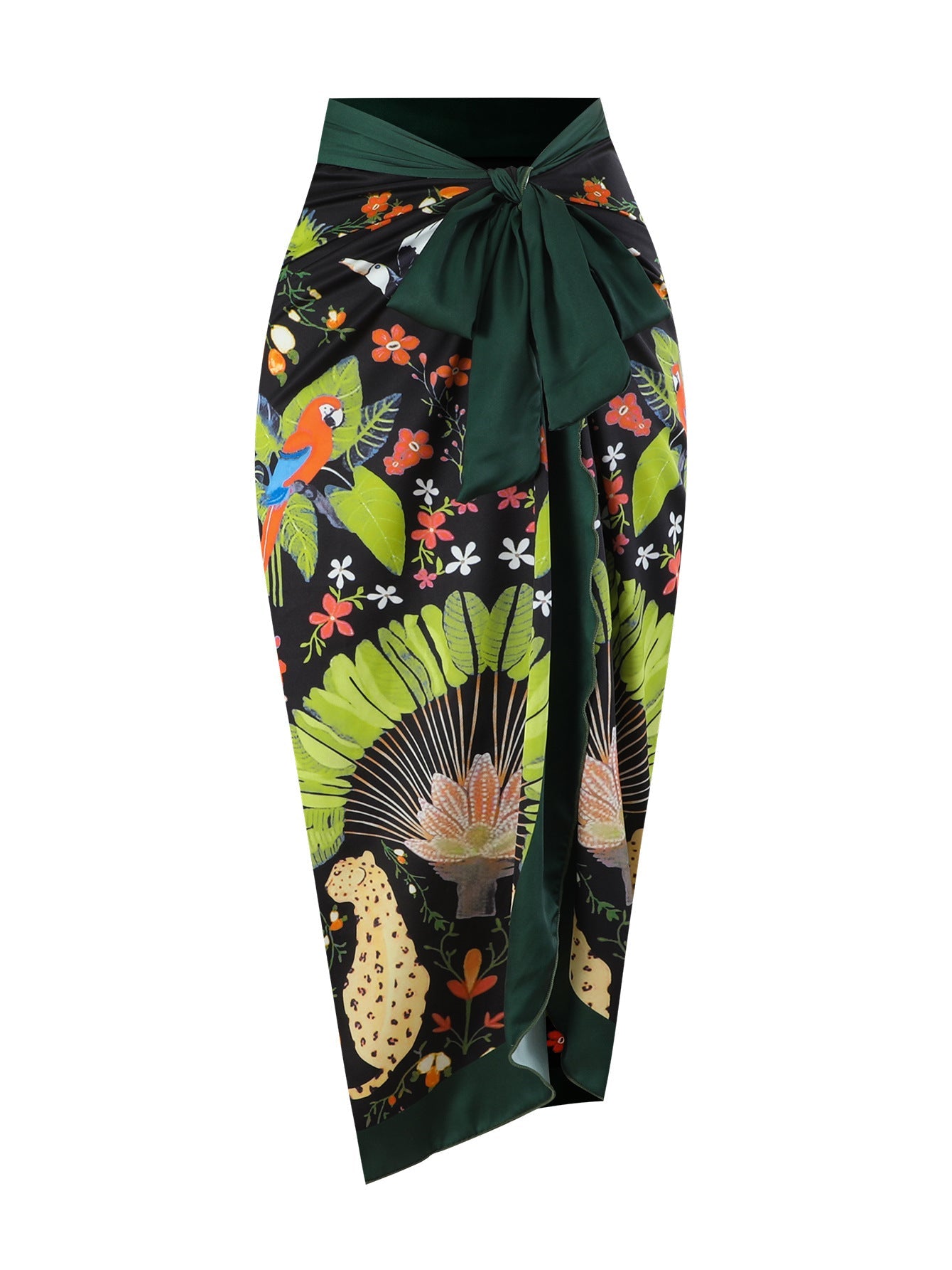 Print Skirted One-Piece Swimsuit