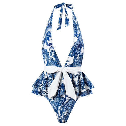 Slim One-Piece Swimsuit