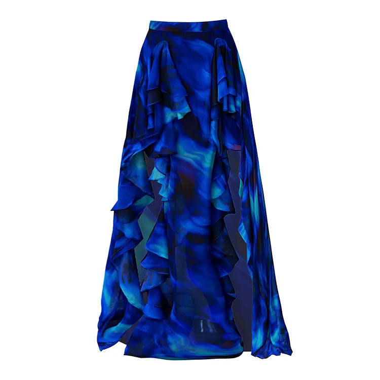 Ruffle One-Piece Swimsuit