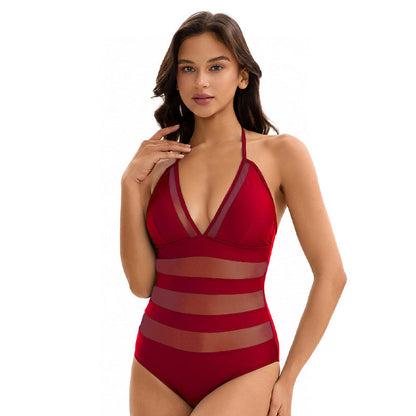 Triangle Slimming One-Piece Swimsuit