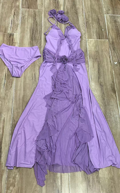 Solid One-Piece Swimsuit