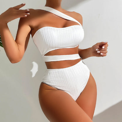 Solid One-Piece Swimsuit