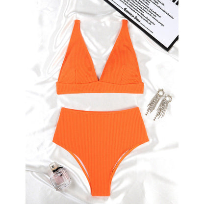 Solid Bikini Set