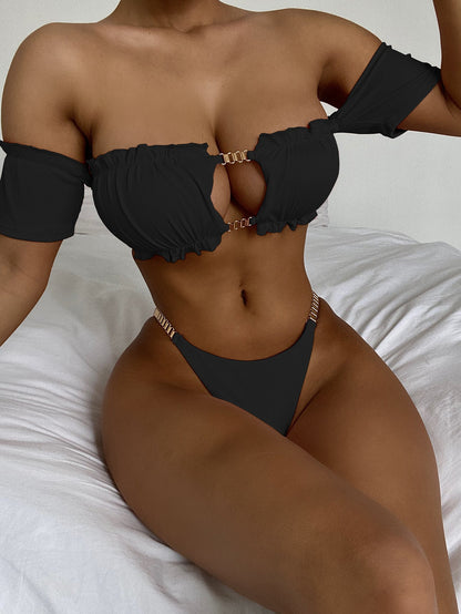Solid Bikini Set