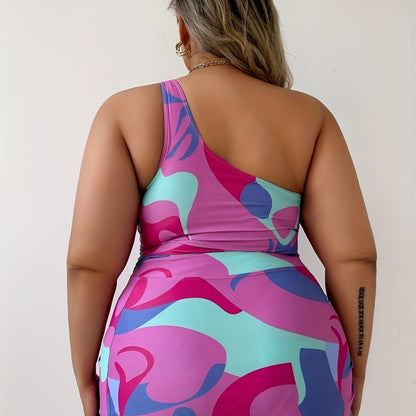 Plus Size One-Piece Swimsuit