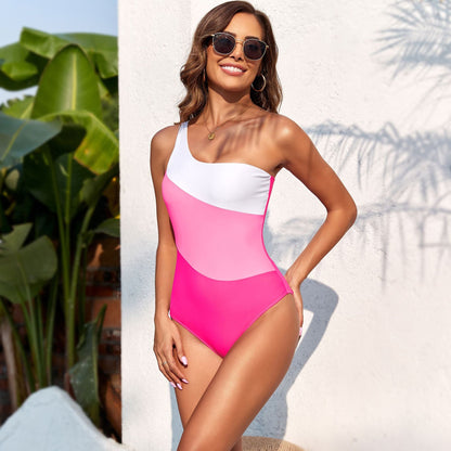 Solid One-Piece Swimsuit