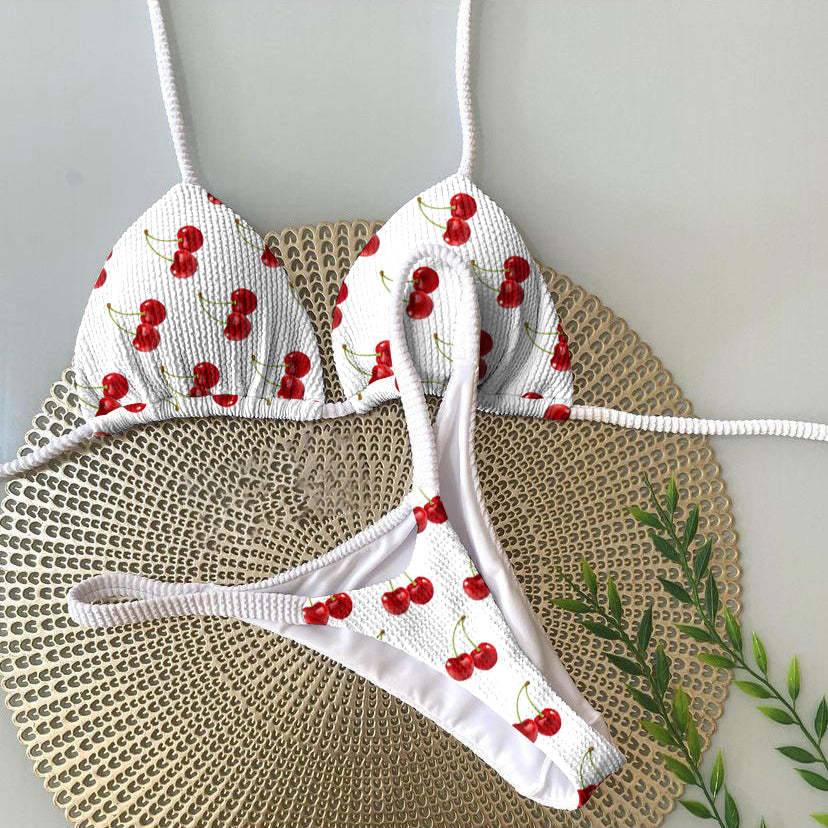 Textured Bikini Set