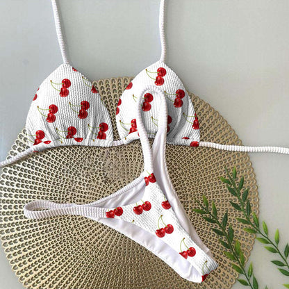 Textured Bikini Set