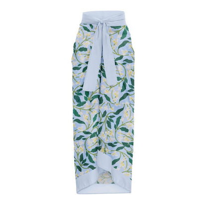 Raw Hem One-Piece Swimsuit