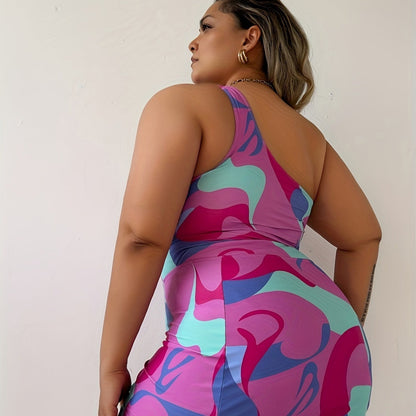 Plus Size One-Piece Swimsuit