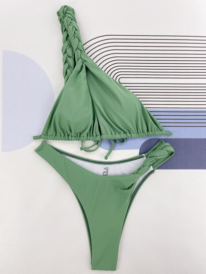 Woven Strap Bikini Set