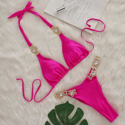Solid One-Piece Swimsuit